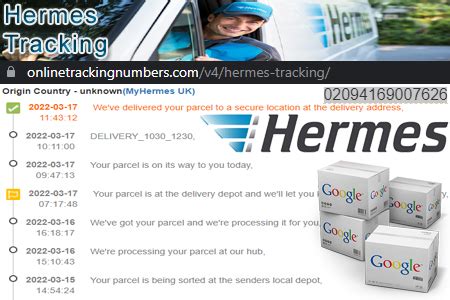 hermes collection service 12 digit number|Hermes online ordering.